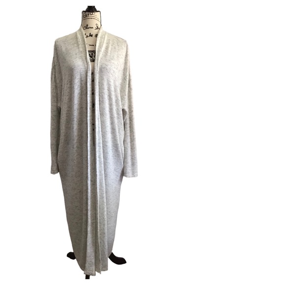 Lovers + Friends  - NWT Candace Maxi Cardigan in Heather Grey - Size XL - Picture 5 of 15